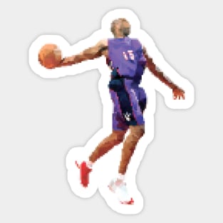 Vince Carter Slam Dunk (Pixel Art) Sticker